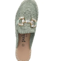 Palado Krisxina by Sila Sahin, Slipper, Damen, Grün
