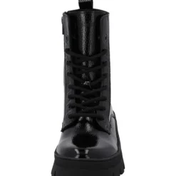 Palado Lambug, Schnürstiefeletten, Damen, Schwarz Lack