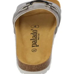 Palado Laudra, Pantoletten, Damen, Grau Metallic
