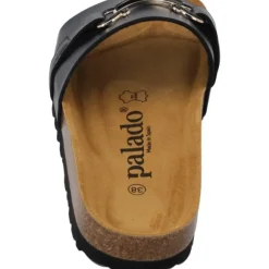 Palado Laudra, Pantoletten, Damen, Schwarz Metallic