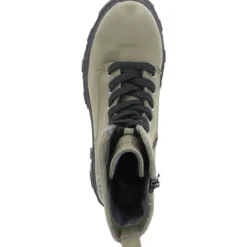 Palado Lefkada, Schnürstiefel, Damen, Dunkelgrün