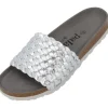 Palado Lerima by Sila Sahin, Pantoletten, Damen, Silber Metallic