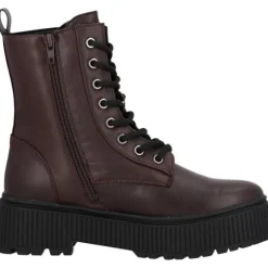 Palado Leski, Schnürstiefel, Damen, Bordeaux