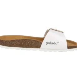 Palado Malta EGS Lack, Pantoletten, Damen, Weiß/Gold