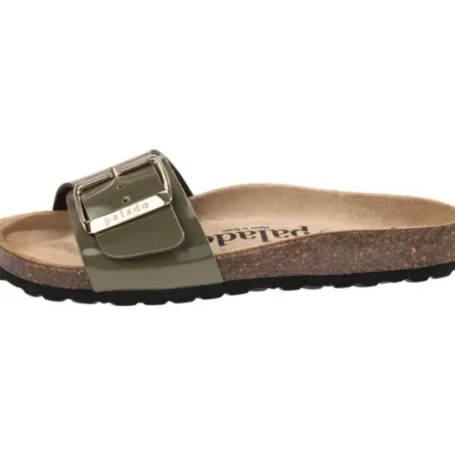 Palado Malta EGS Lack, Pantoletten, Damen, Khaki