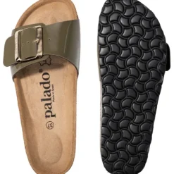 Palado Malta EGS Lack, Pantoletten, Damen, Khaki
