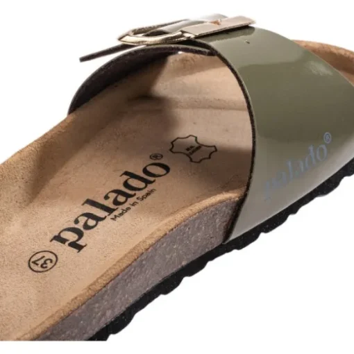 Palado Malta EGS Lack, Pantoletten, Damen, Khaki