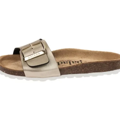 Palado Malta EGS Metallic, Pantoletten, Damen, Mattgold