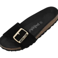 Palado Malta EGS Mono Velours, Pantoletten, Damen, Schwarz