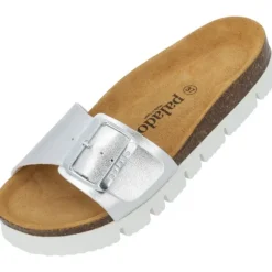Palado Malta EGS PL, Pantoletten, Damen, Silber Metallic