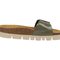 Palado Malta EGS PL, Pantoletten, Damen, Olive Lack