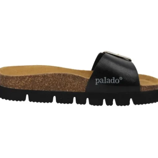 Palado Malta EGS PL, Pantoletten, Damen, Schwarz Lack