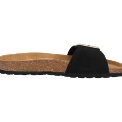 Palado Malta EGS Velours Premium Leather, Pantoletten, Damen, Schwarz