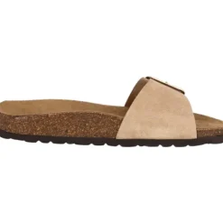 Palado Malta EGS Velours Premium Leather, Pantoletten, Damen, Beige