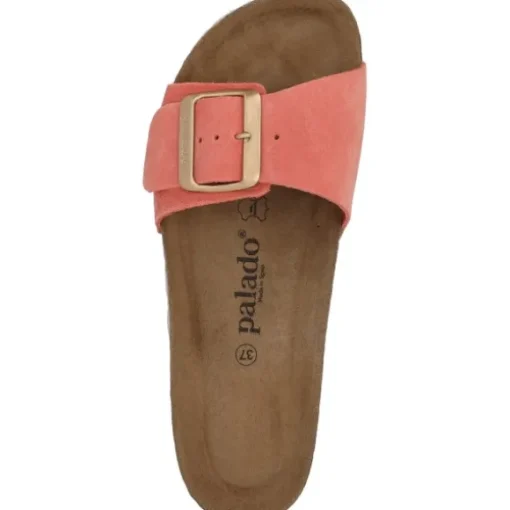 Palado Malta EGS Velours Premium Leather, Pantoletten, Damen, Orange