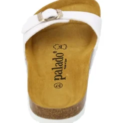 Palado Malta Lack, Pantoletten, Damen, Weiß