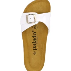 Palado Malta Lack, Pantoletten, Damen, Weiß