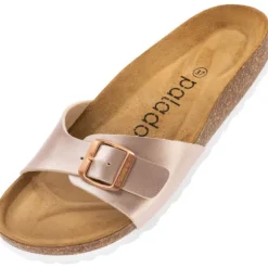 Palado Malta Metallic, Pantoletten, Damen, Rose/Rose