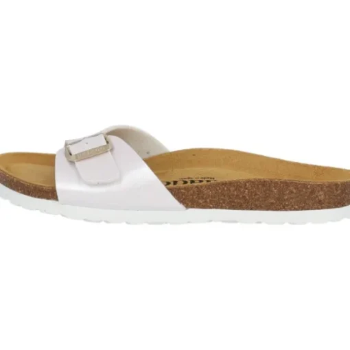 Palado Malta Metallic, Pantoletten, Damen, Weiß/Gold