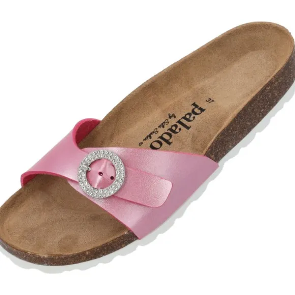 Palado Malta RD by Sila Sahin, Pantoletten, Damen, Pink Metallic