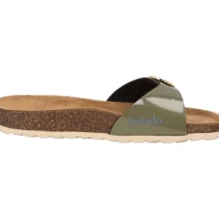 Palado Malta RD by Sila Sahin, Pantoletten, Damen, Khaki Lack