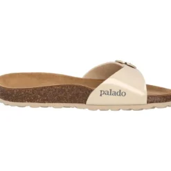Palado Malta RD by Sila Sahin, Pantoletten, Damen, Beige Lack