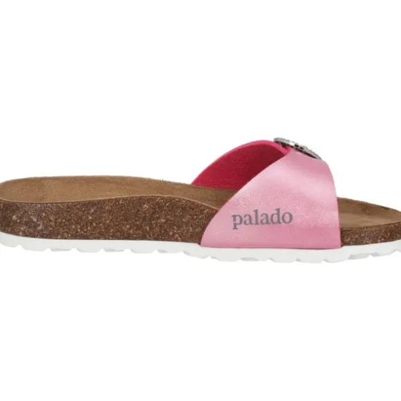 Palado Malta RD by Sila Sahin, Pantoletten, Damen, Pink Metallic