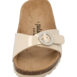 Palado Malta RD by Sila Sahin, Pantoletten, Damen, Beige Lack