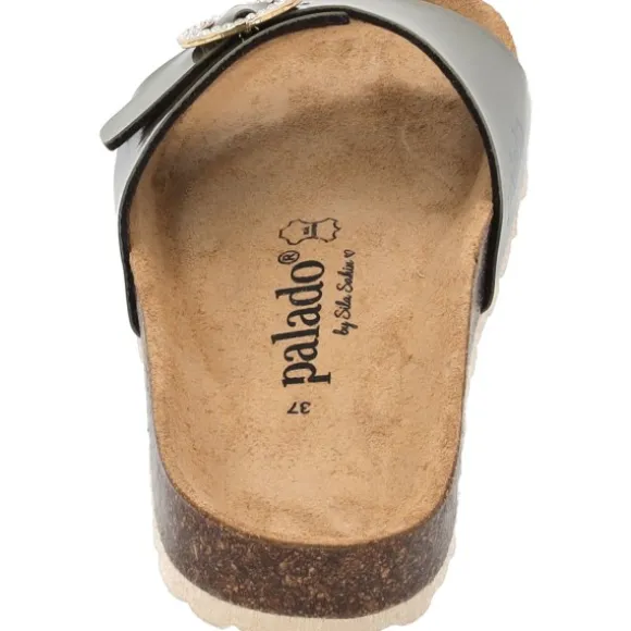 Palado Malta RD by Sila Sahin, Pantoletten, Damen, Khaki Lack