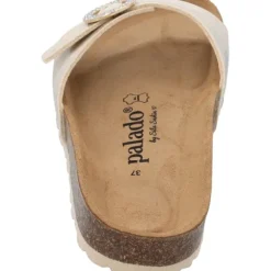 Palado Malta RD by Sila Sahin, Pantoletten, Damen, Beige Lack
