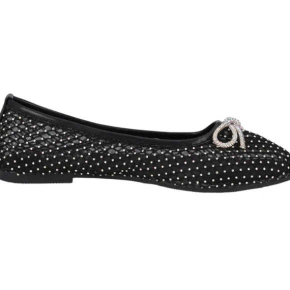 Palado Menera by Sila Sahin , Ballerinas, Damen, Schwarz Glitzer