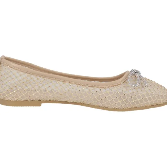 Palado Menera by Sila Sahin , Ballerinas, Damen, Beige Glitzer