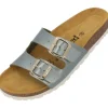 Palado Milos Metallic, Pantoletten, Damen, Olive