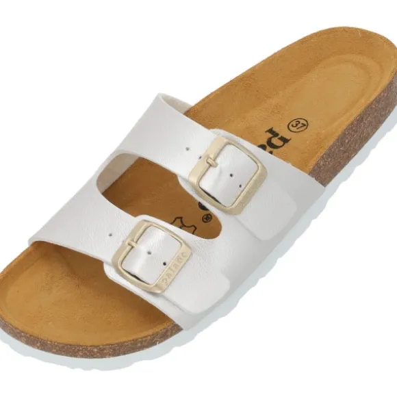 Palado Milos Metallic, Pantoletten, Damen, Silber