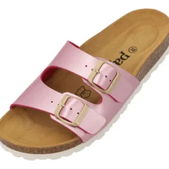 Palado Milos Metallic, Pantoletten, Damen, Pink