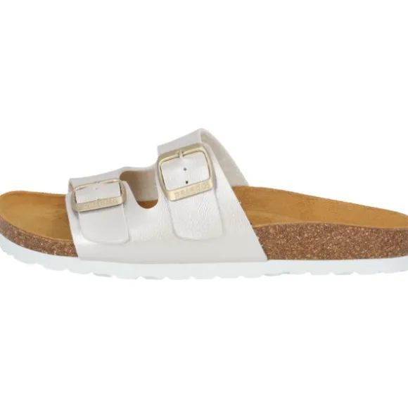 Palado Milos Metallic, Pantoletten, Damen, Silber