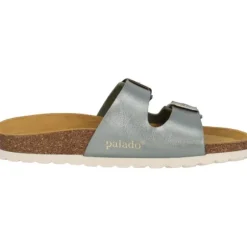 Palado Milos Metallic, Pantoletten, Damen, Olive