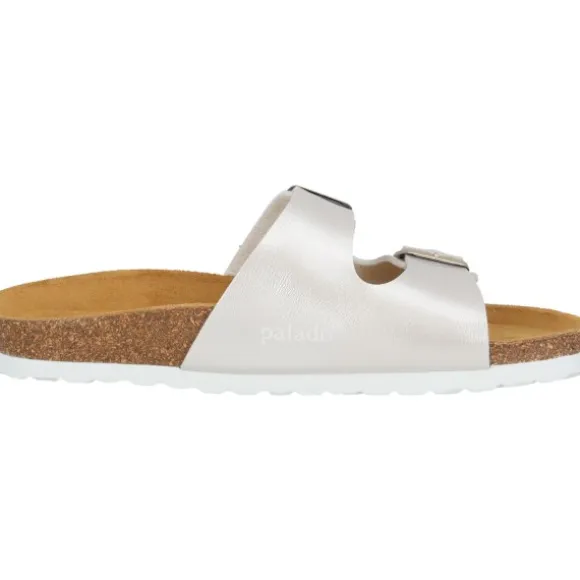 Palado Milos Metallic, Pantoletten, Damen, Silber