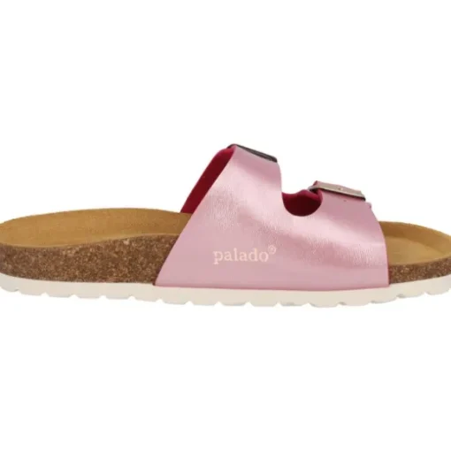 Palado Milos Metallic, Pantoletten, Damen, Pink