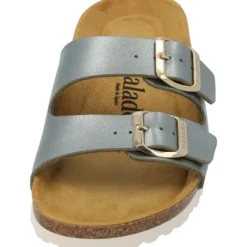 Palado Milos Metallic, Pantoletten, Damen, Olive