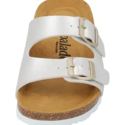 Palado Milos Metallic, Pantoletten, Damen, Silber