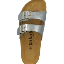 Palado Milos Metallic, Pantoletten, Damen, Olive