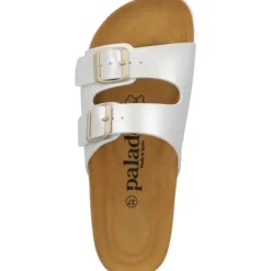 Palado Milos Metallic, Pantoletten, Damen, Silber