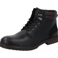 Palado Niknas, Schnürstiefeletten, Herren, Schwarz