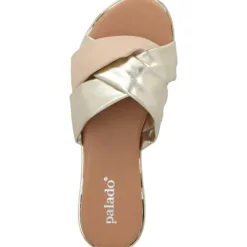 Palado Okora, Pantoletten & Badeschuhe, Damen, Gold Metallic