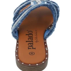 Palado Otina by Sila Sahin, Pantoletten, Damen, Jeansblau
