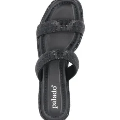 Palado Ozesa, Pantoletten & Badeschuhe, Damen, Schwarz