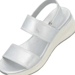 Palado Papifi, Plateau-Sandaletten, Damen, Silber Metallic