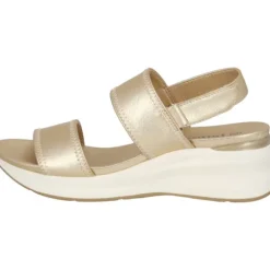 Palado Papifi, Plateau-Sandaletten, Damen, Gold Metallic