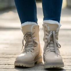 Palado Patmo, Schnürstiefeletten, Damen, Beige